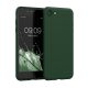 Kwmobile tok Apple iPhone SE (2022)/iPhone SE (2020)/iPhone 8 készülékhez, sötétzöld, szilikon, KWM000010IU095C