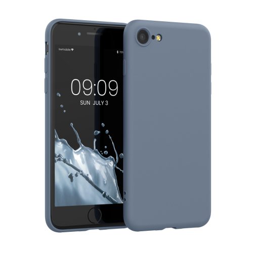 Kwmobile tok Apple iPhone SE (2022)/iPhone SE (2020)/iPhone 8 készülékhez, szürke, szilikon, KWM000010IU097C