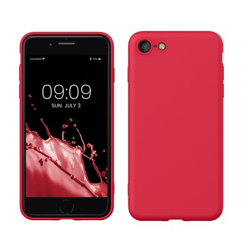 Kwmobile tok Apple iPhone SE (2022)/iPhone SE (2020)/iPhone 8 készülékhez, rózsaszín, szilikon, KWM000010IU099C