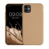 Kwmobile Apple iPhone 11 tok, krémszínű, szilikon, KWM000010SX073C