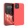 Kwmobile tok Apple iPhone 12 Mini készülékhez, rózsaszín, szilikon, KWM000011JO065C