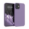 Kwmobile tok Apple iPhone 12 Mini készülékhez, lila, szilikon, KWM000011JO066C