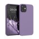 Kwmobile tok Apple iPhone 12 Mini készülékhez, lila, szilikon, KWM000011JO066C