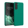 Kwmobile tok Samsung Galaxy S21 készülékhez, zöld, szilikon, KWM000012BT077C