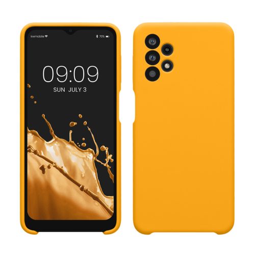 Kwmobile tok Samsung Galaxy A32 5G-hez, sárga, szilikon, KWM000012IW055C