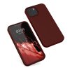 Kwmobile tok Apple iPhone 13 Mini készülékhez, sötétpiros, szilikon, KWM000013OU058C
