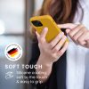 Kwmobile tok Apple iPhone 13 Mini készülékhez, sárga, szilikon, KWM000013OU059C