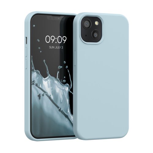 Kwmobile tok Apple iPhone 13-hoz, világoskék, szilikon, KWM000013OV099C