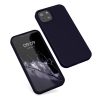 Kwmobile tok Apple iPhone 13-hoz, sötétkék, szilikon, KWM000013OV100C