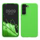 Kwmobile tok Samsung Galaxy S22-höz, zöld, szilikon, KWM000014GR073C