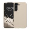 Kwmobile tok Samsung Galaxy S22-höz, krémszínű, szilikon, KWM000014GR076C
