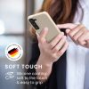 Kwmobile tok Samsung Galaxy S22-höz, krémszínű, szilikon, KWM000014GR076C