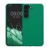 Kwmobile tok Samsung Galaxy S22-höz, zöld, szilikon, KWM000014GR077C