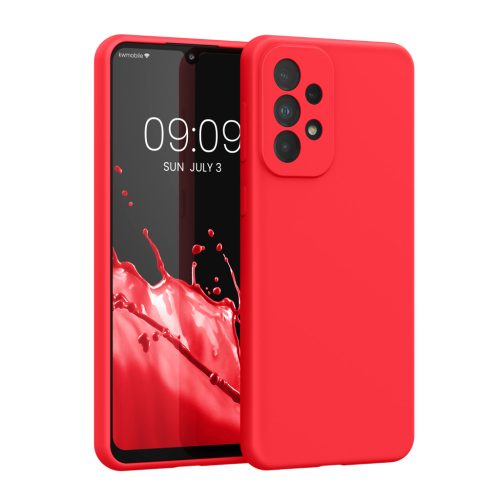 Kwmobile tok Samsung Galaxy A33 5G-hez, piros, szilikon, KWM000015GQ057C