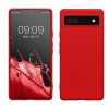 Kwmobile Google Pixel 6a tok, piros, szilikon, KWM000015OO018C