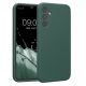Kwmobile tok Samsung Galaxy A34 5G-hez, zöld, szilikon, KWM000018GC053C