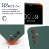 Kwmobile tok Samsung Galaxy A34 5G-hez, zöld, szilikon, KWM000018GC053C