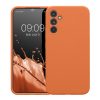 Kwmobile tok Samsung Galaxy A34 5G-hez, narancssárga, szilikon, KWM000018GC058C