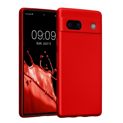 Kwmobile Google Pixel 7a tok, piros, szilikon, KWM000019YG012C