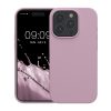 Kwmobile tok Apple iPhone 15 Pro készülékhez, világoslila, szilikon, KWM000020CC031C