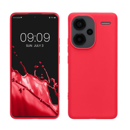Kwmobile tok Xiaomi Redmi Note 13 Pro Plus 5G-hez, rózsaszín, szilikon, KWM000020KI004C