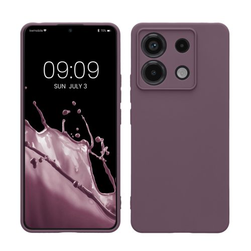 Kwmobile tok Xiaomi Redmi Note 13 Pro 5G-hez, lila, szilikon, KWM000020LD022C