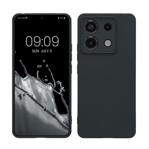 Kwmobile tok Xiaomi Redmi Note 13 Pro 5G-hez, sötétkék, szilikon, KWM000020LD024C