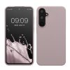 Kwmobile tok Samsung Galaxy A55 5G-hez, világoslila, szilikon, KWM000021ME024C