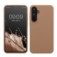 Kwmobile tok Samsung Galaxy A55 5G-hez, krémszínű, szilikon, KWM000021ME025C