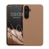 Kwmobile tok Samsung Galaxy A55 5G-hez, krémszínű, szilikon, KWM000021ME025C