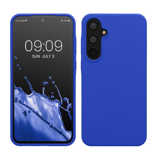 Kwmobile tok Samsung Galaxy A55 5G-hez, kék, szilikon, KWM000021ME026C
