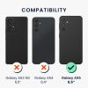 Kwmobile tok Samsung Galaxy A55 5G-hez, zöld, szilikon, KWM000021ME028C