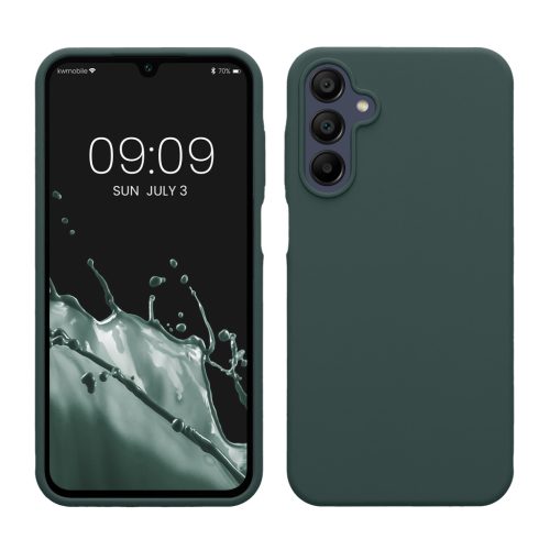 Kwmobile tok Samsung Galaxy A15 5G-hez, zöld, szilikon, KWM000021MF025C