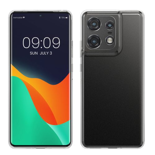 Kwmobile tok Motorola Edge 50 Pro-hoz, átlátszó, szilikon, KWM000022SM001C