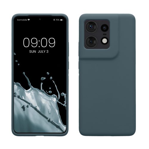 Kwmobile tok Motorola Edge 50 Pro-hoz, sötétzöld, szilikon, KWM000022SN002C