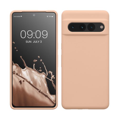 Kwmobile Google Pixel 7 Pro tok, krémszínű, szilikon, KWM0000171J045C