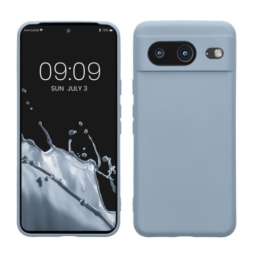 Kwmobile Google Pixel 8 tok, világoskék, szilikon, KWM0000208L020C