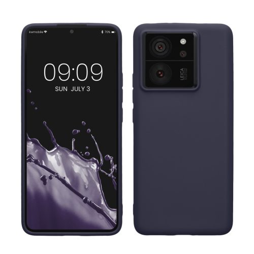 Kwmobile tok Xiaomi 13T/13T Pro-hoz, sötétkék, szilikon, KWM000020IV010C
