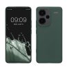 Kwmobile tok Xiaomi Redmi Note 13 Pro Plus 5G-hez, sötétzöld, szilikon, KWM000020KI006C