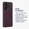 Kwmobile tok Xiaomi Redmi Note 13 Pro Plus 5G-hez, sötétlila, szilikon, KWM000020KJ007C