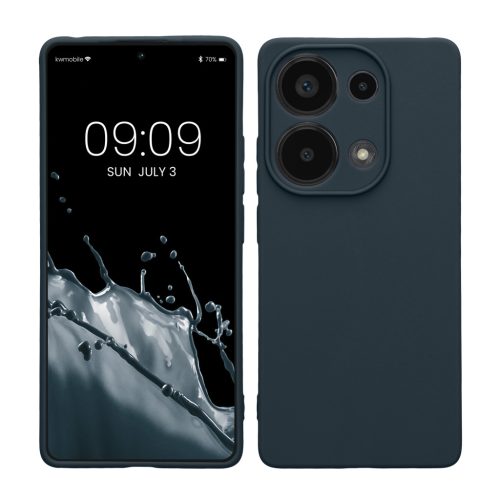 Kwmobile tok Xiaomi Redmi Note 13 Pro készülékhez, sötétzöld, szilikon, KWM000020LY013C