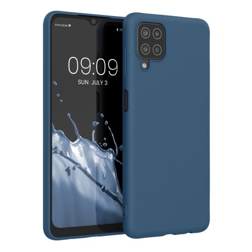 Kwmobile tok Samsung Galaxy A12 készülékhez, kék, szilikon, KWM000012BL062C