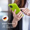 Kwmobile tok Samsung Galaxy A12 készülékhez, zöld, szilikon, KWM000012BL064C