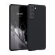 Kwmobile tok Samsung Galaxy S21 készülékhez, sötétkék, szilikon, KWM000012BS043C