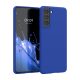 Kwmobile tok Samsung Galaxy S21 készülékhez, kék, szilikon, KWM000012BS044C