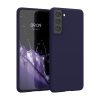 Kwmobile tok Samsung Galaxy S21 készülékhez, sötétkék, szilikon, KWM000012BS046C