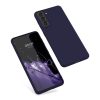 Kwmobile tok Samsung Galaxy S21 készülékhez, sötétkék, szilikon, KWM000012BS046C