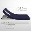Kwmobile tok Samsung Galaxy S21 készülékhez, sötétkék, szilikon, KWM000012BS046C