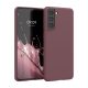 Kwmobile tok Samsung Galaxy S21 készülékhez, cseresznyevirág, szilikon, KWM000012BS047C