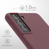 Kwmobile tok Samsung Galaxy S21 készülékhez, cseresznyevirág, szilikon, KWM000012BS047C